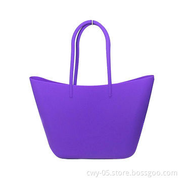 Women's fashion silicone handbags